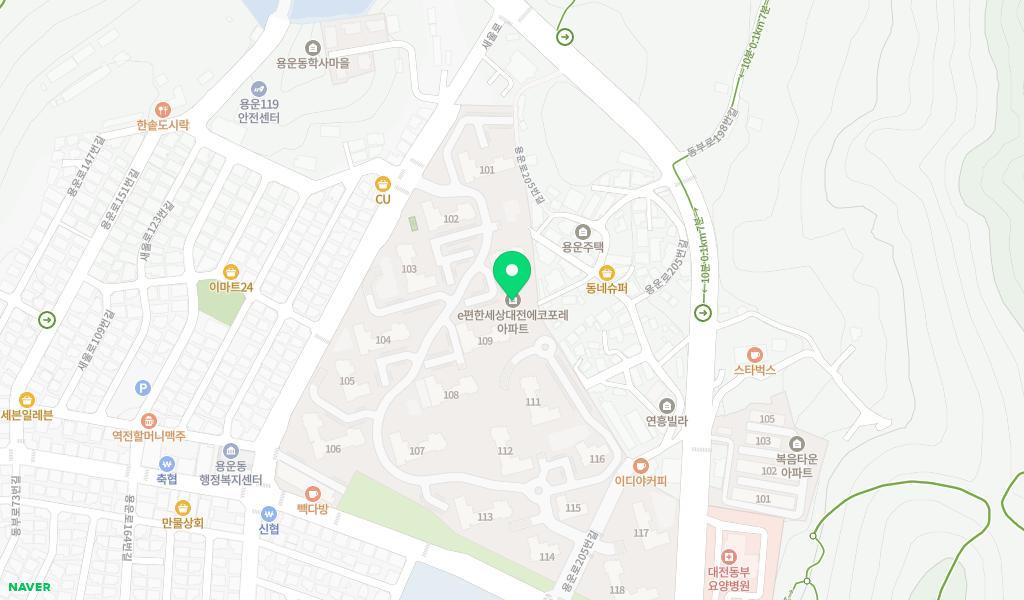 에코포레라온어린이집 위치 지도