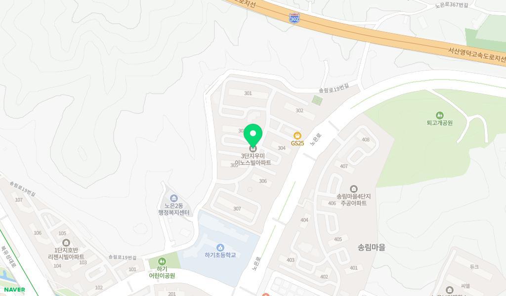 우미어린이집 위치 지도