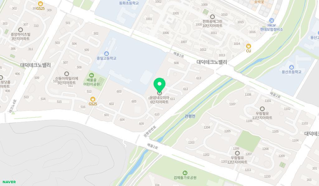네오미아어린이집 위치 지도
