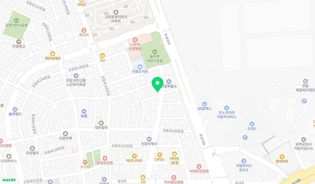 재밌는어린이집 위치 지도