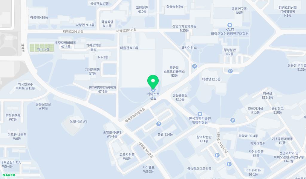 KAIST어린이집 위치 지도