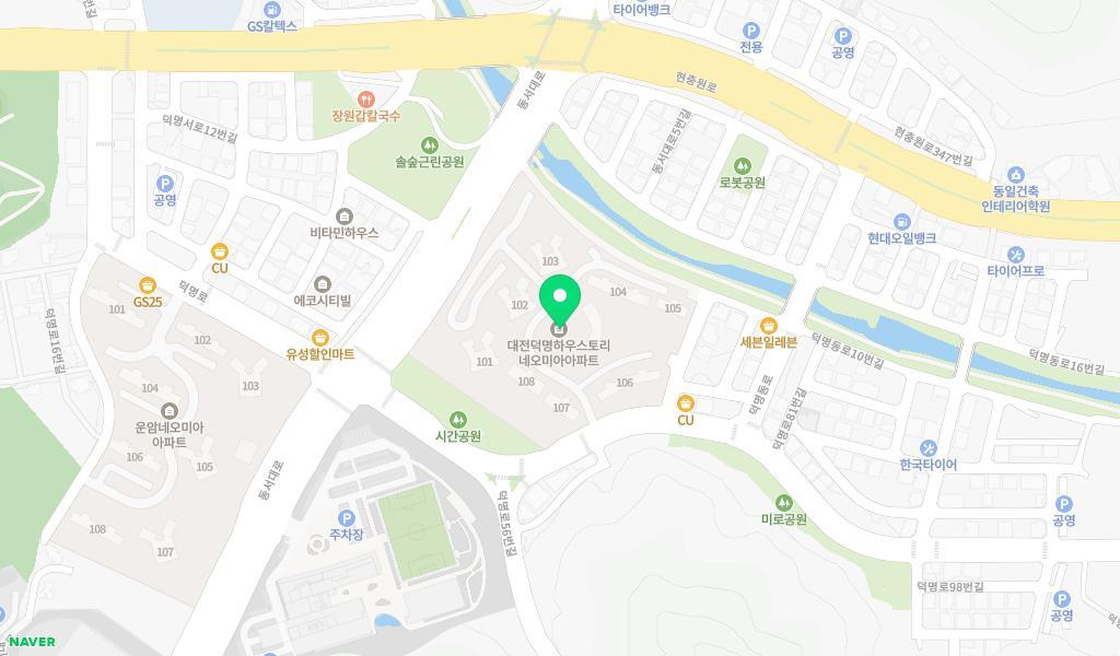 아이숲어린이집 위치 지도