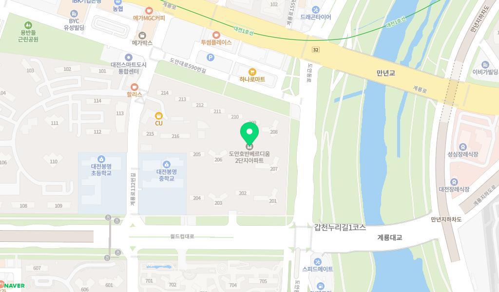 라온제나어린이집 위치 지도