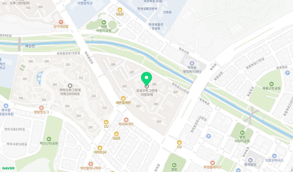 리빙포레어린이집 위치 지도