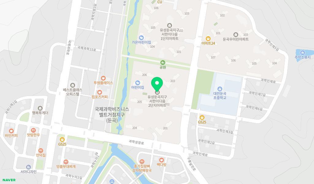 둔곡어린이집 위치 지도
