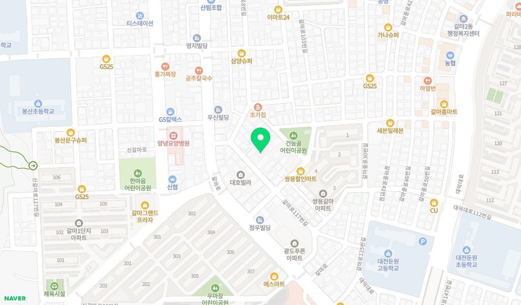 꾸러기어린이집 위치 지도