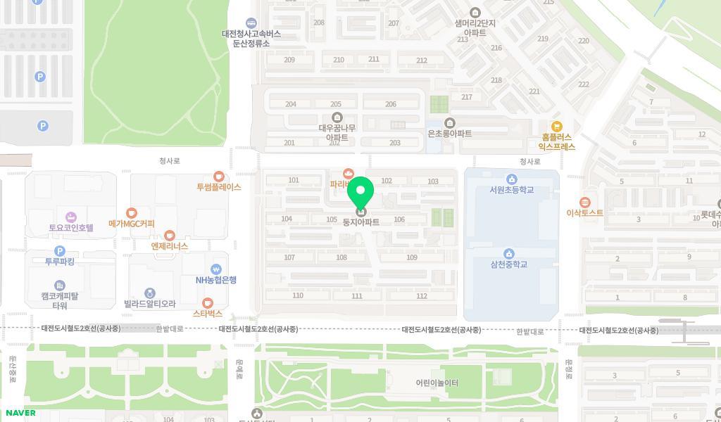 맑은샘어린이집 위치 지도