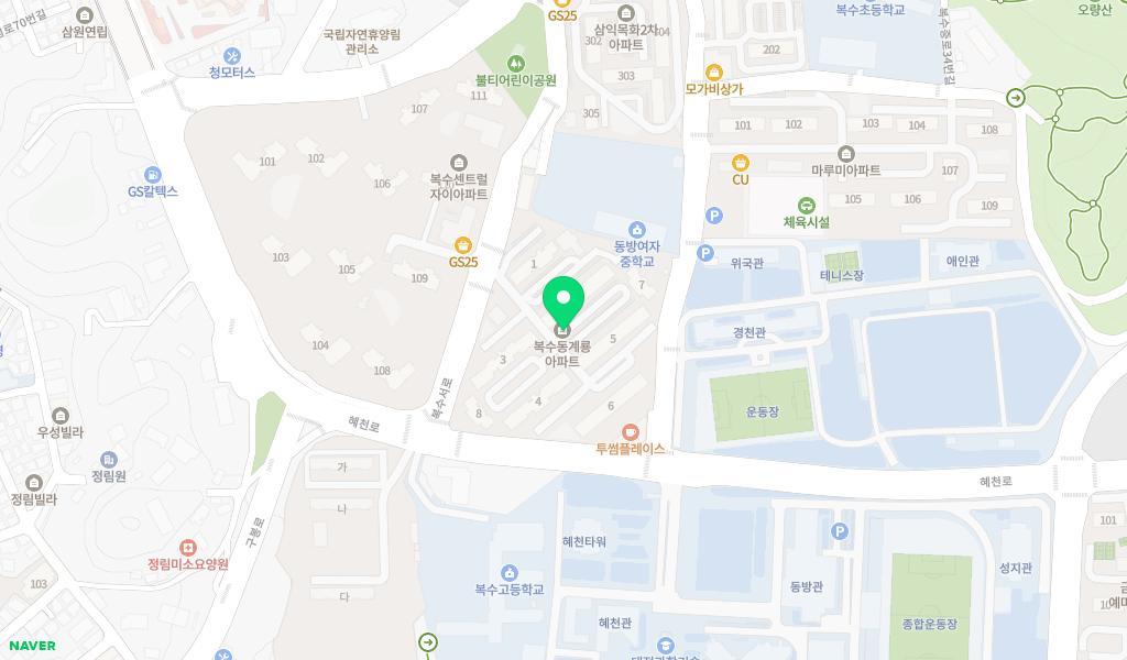 숲속어린이집 위치 지도