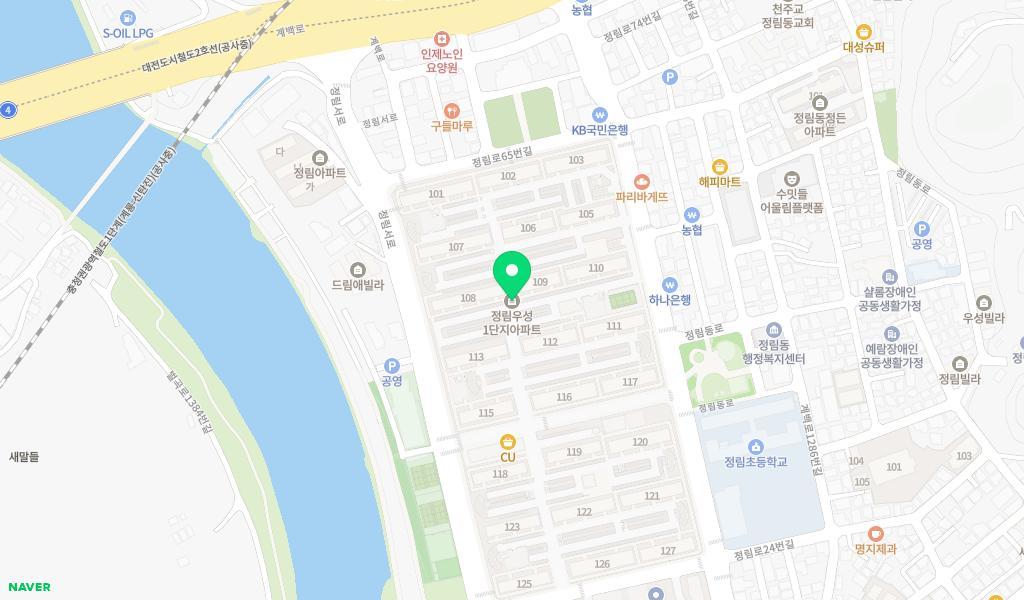 숲으로어린이집 위치 지도