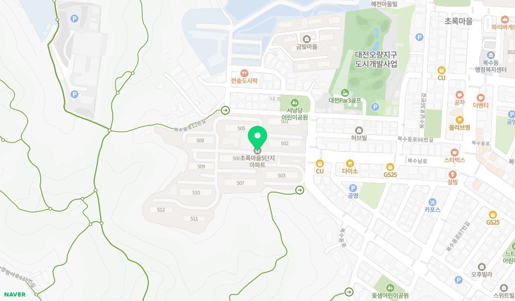 미소어린이집 위치 지도