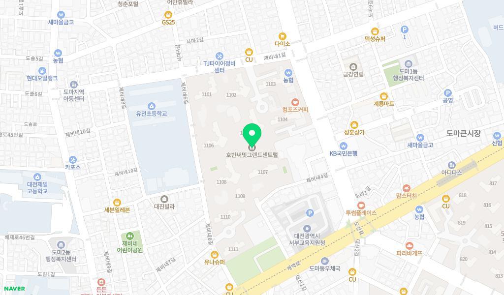 도마호반써밋어린이집 위치 지도