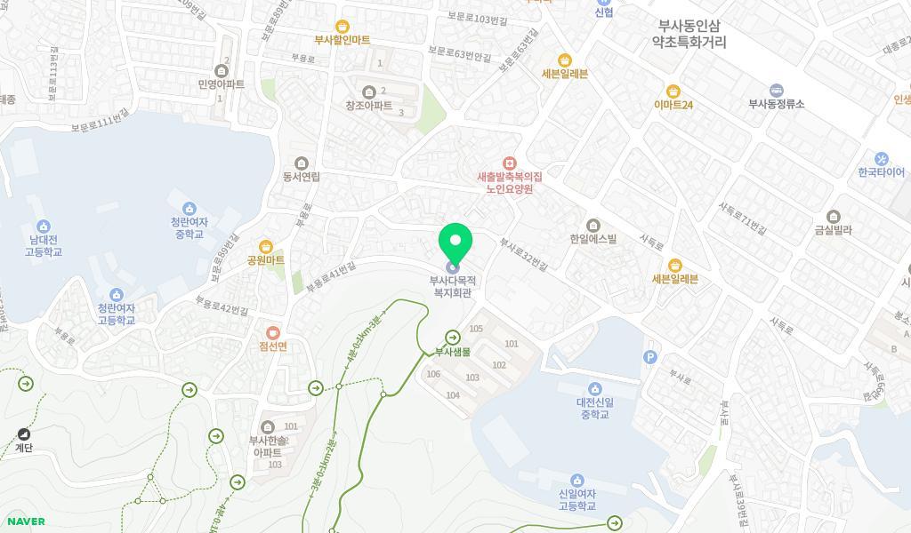 부사어린이집 위치 지도