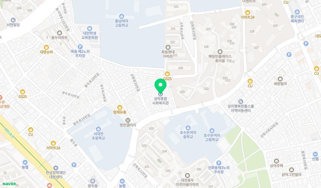 성락어린이집 위치 지도