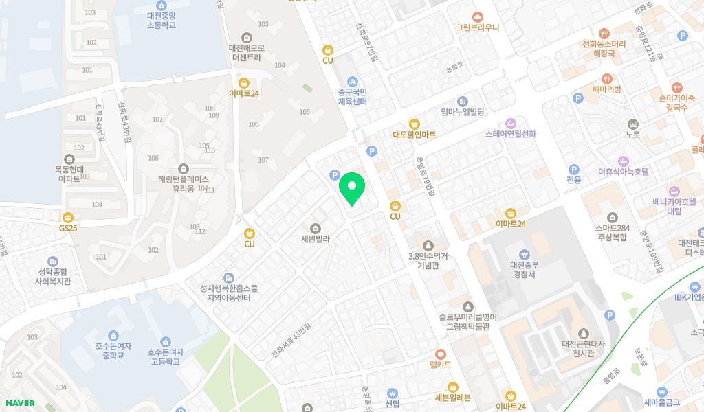 대전삼성어린이집 위치 지도