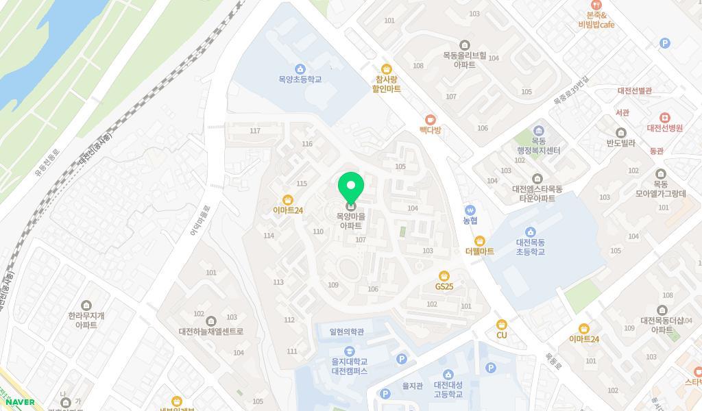 해바라기어린이집 위치 지도