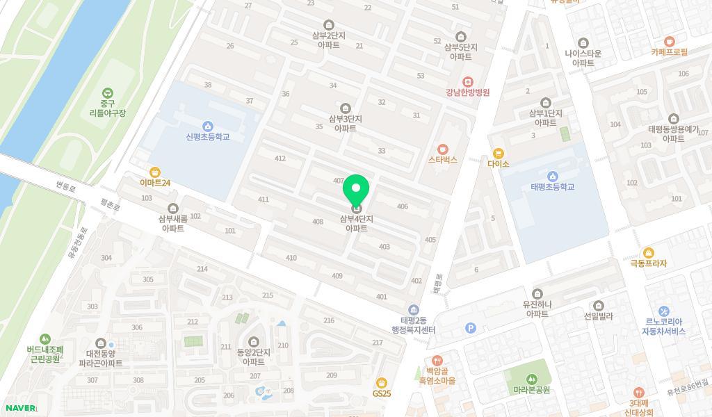 다원어린이집 위치 지도