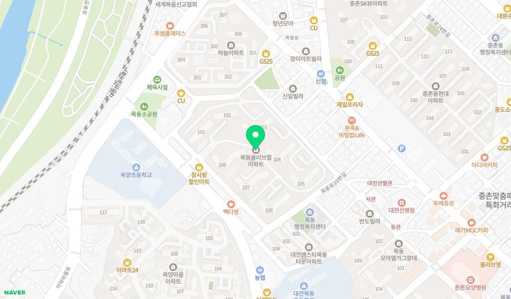 올리브힐어린이집 위치 지도