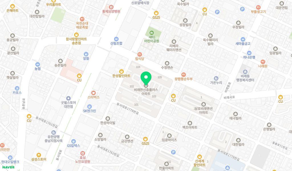 늘사랑 어린이집 위치 지도