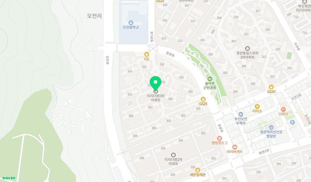 EG아이숲어린이집 위치 지도