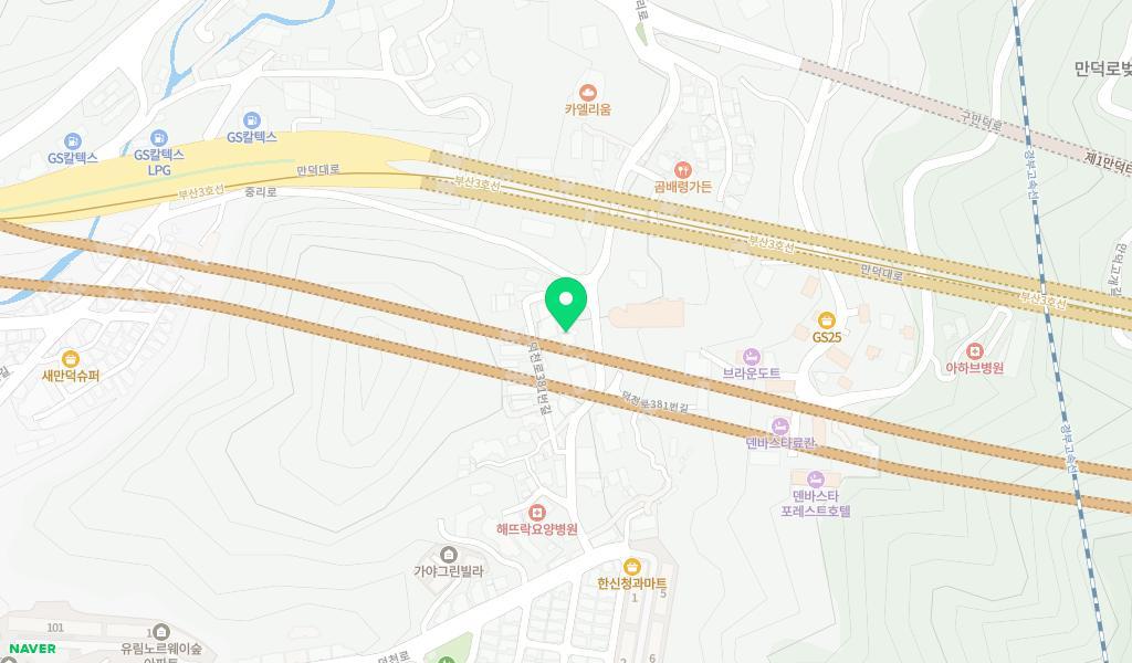 서광자연어린이집 위치 지도