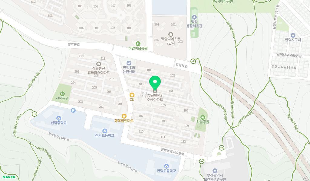늘푸른봄뜰어린이집 위치 지도