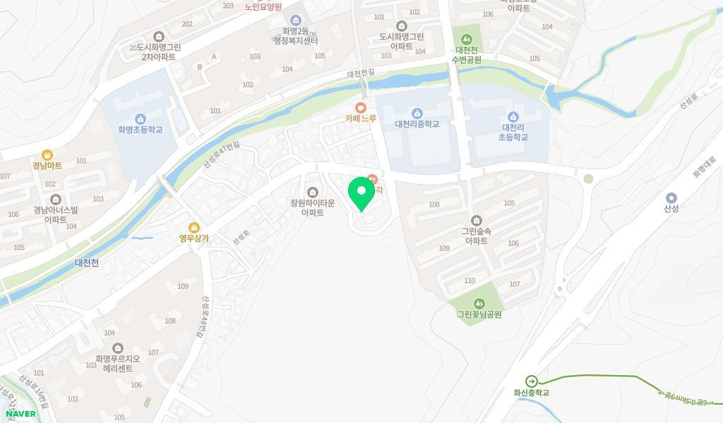 꼬마대통령어린이집 위치 지도