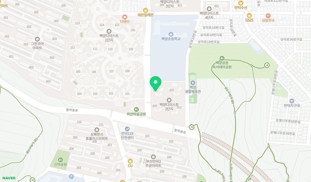 동문다임어린이집 위치 지도