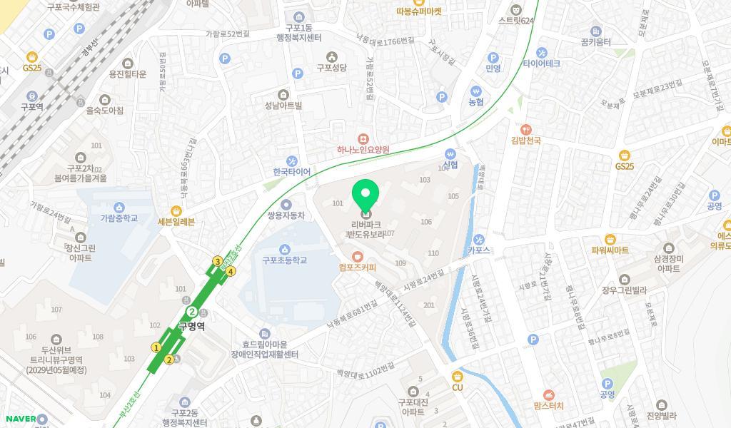 반도유보라어린이집 위치 지도