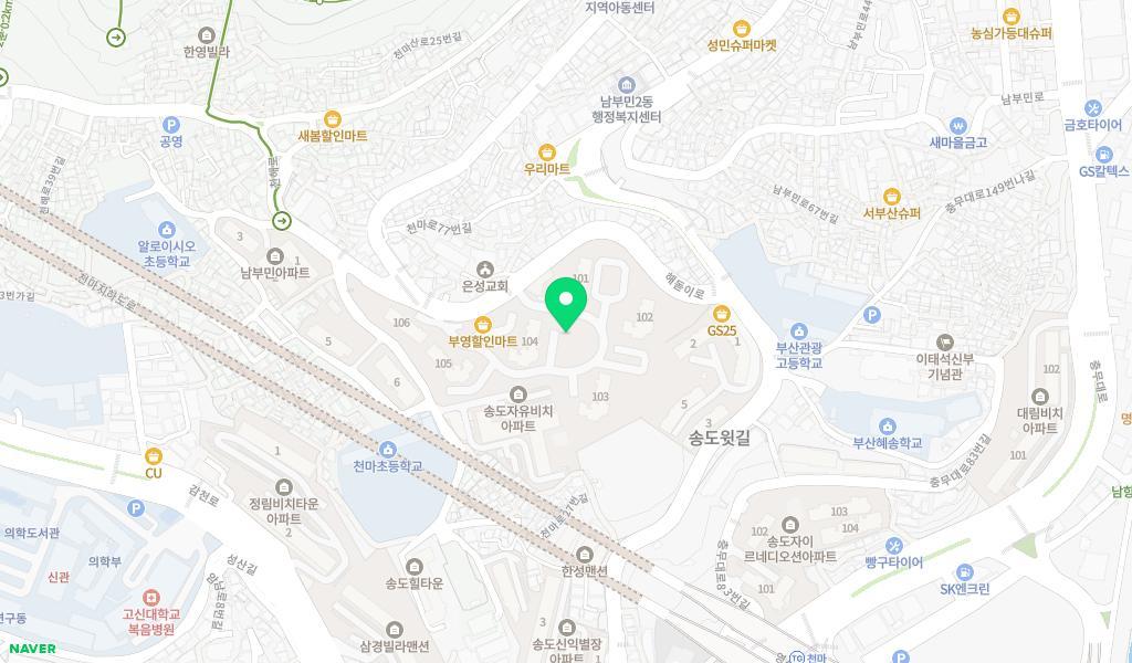 풀잎어린이집 위치 지도