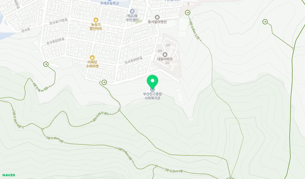 부산진구사회복지관어린이집 위치 지도