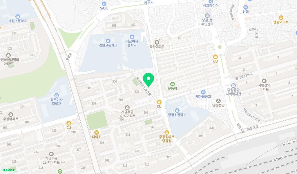 향기어린이집 위치 지도