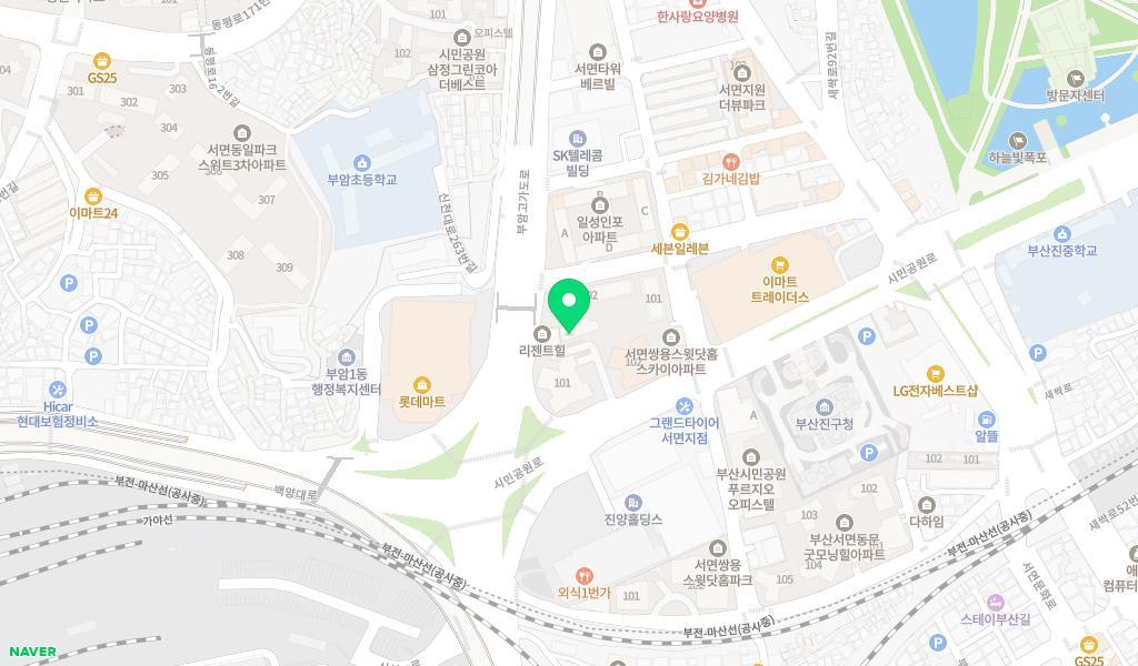스윗홈어린이집 위치 지도