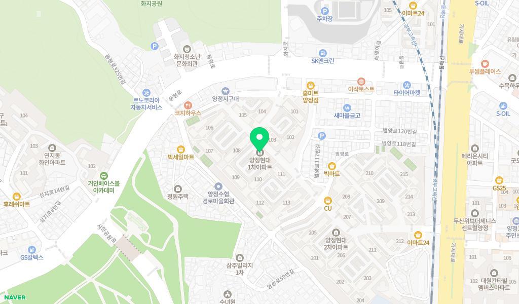 곤지곤지어린이집 위치 지도