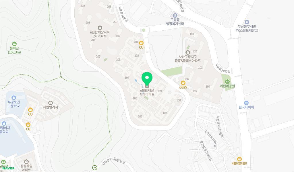 아이편한어린이집 위치 지도