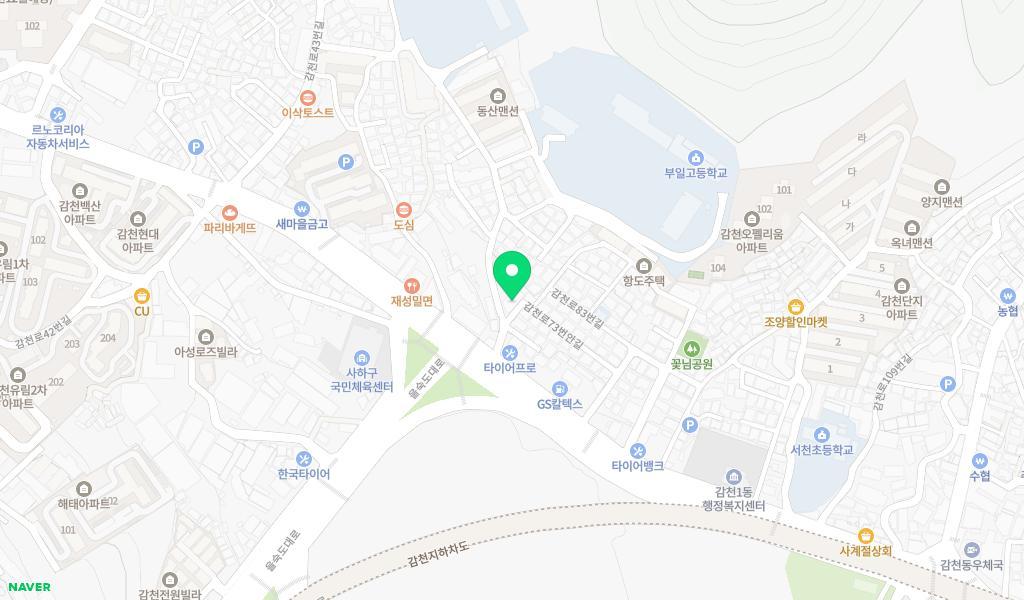 감천파랑새어린이집 위치 지도