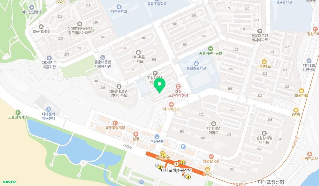 동백어린이집 위치 지도