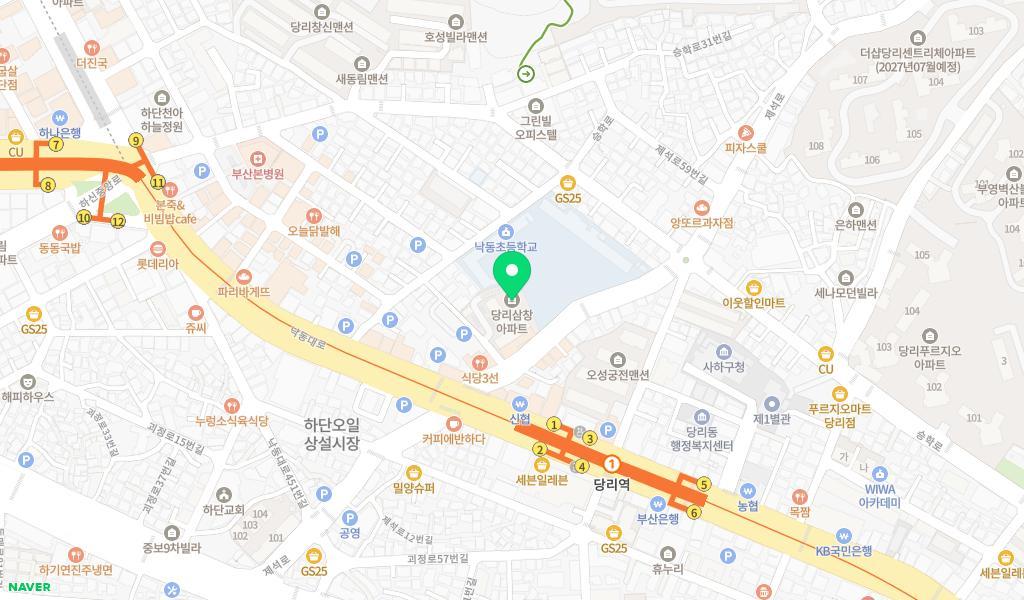 토리어린이집 위치 지도