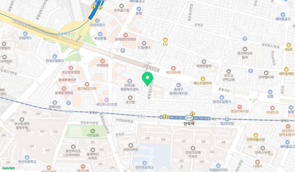 파랑영재어린이집 위치 지도