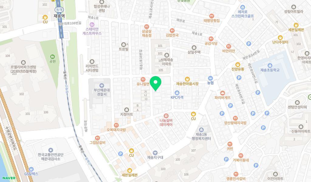재능어린이집 위치 지도