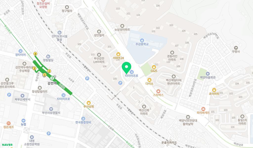 으뜸어린이집 위치 지도