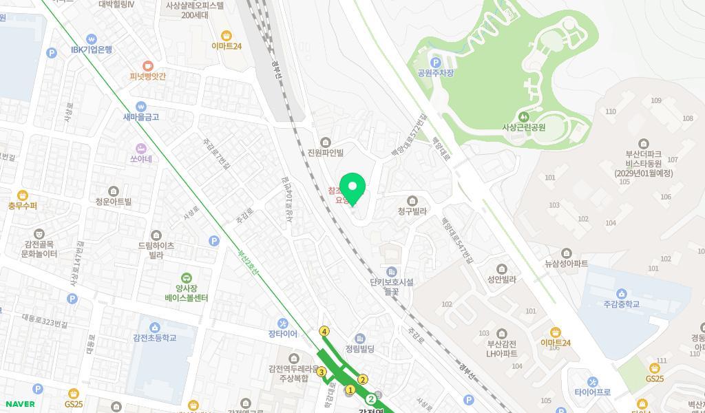 하늘향기어린이집 위치 지도