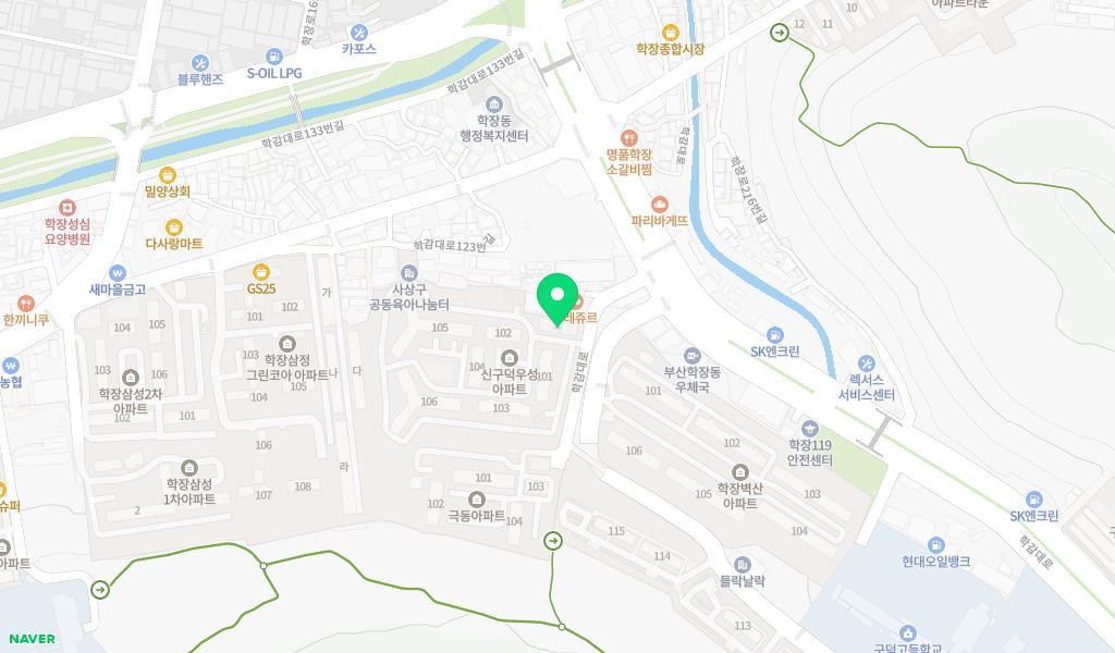 다니엘어린이집 위치 지도