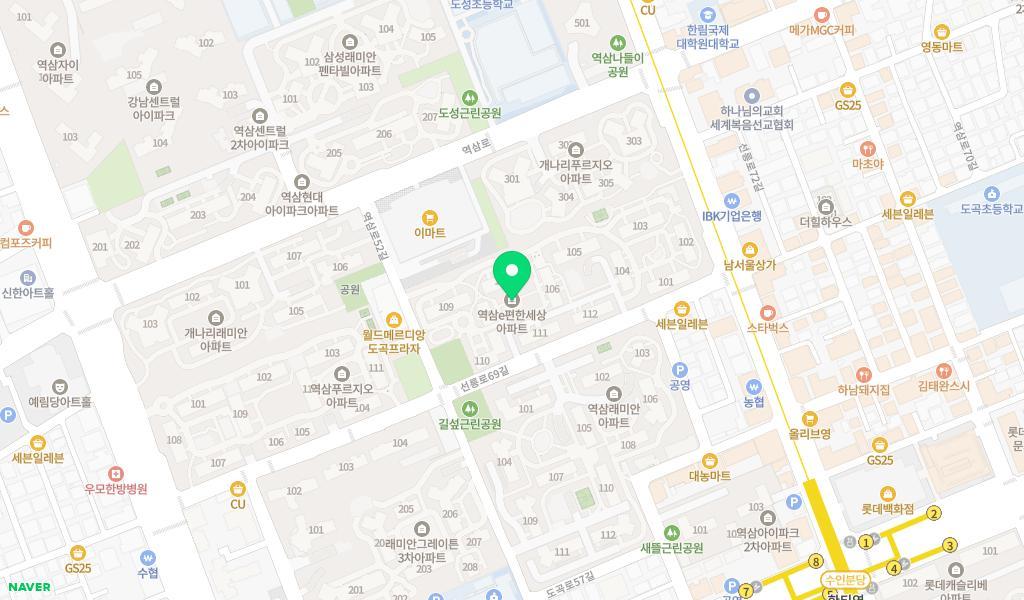 킹스키즈어린이집 위치 지도