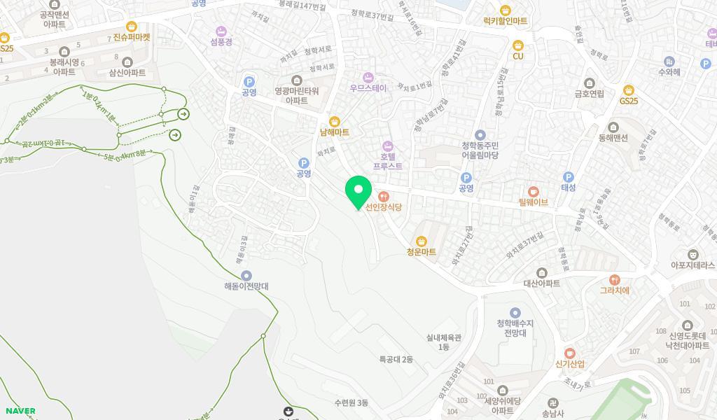 영지어린이집 위치 지도