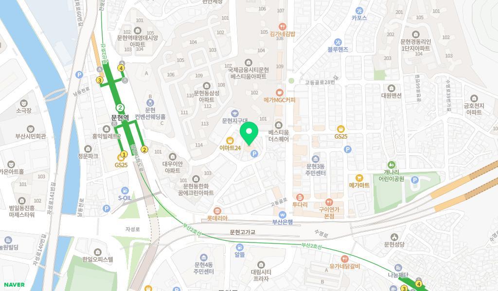 번영로어린이집 위치 지도