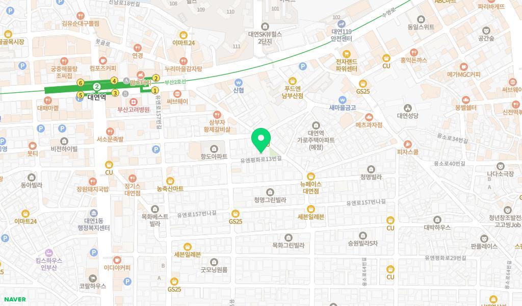 민들레어린이집 위치 지도