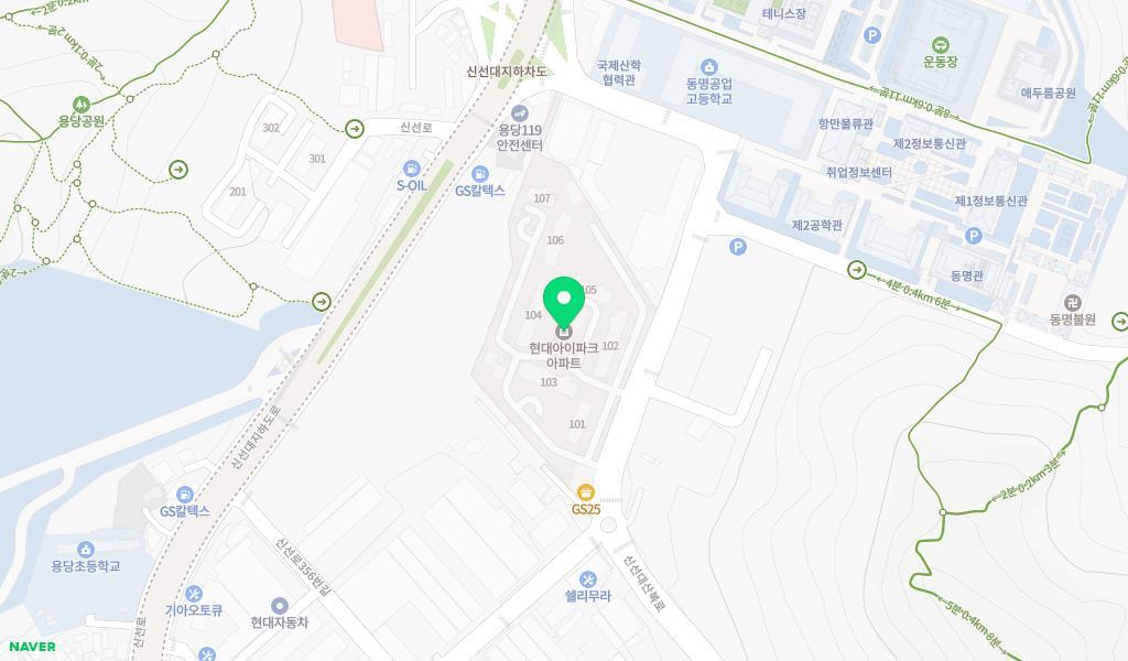 현대아이엔젤어린이집 위치 지도