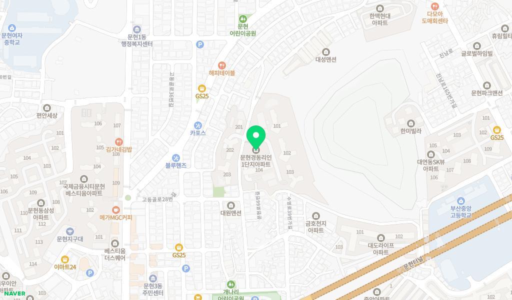 경동리인어린이집 위치 지도