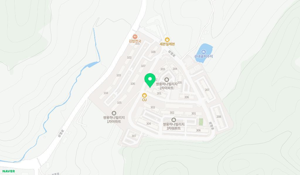 동경어린이집 위치 지도