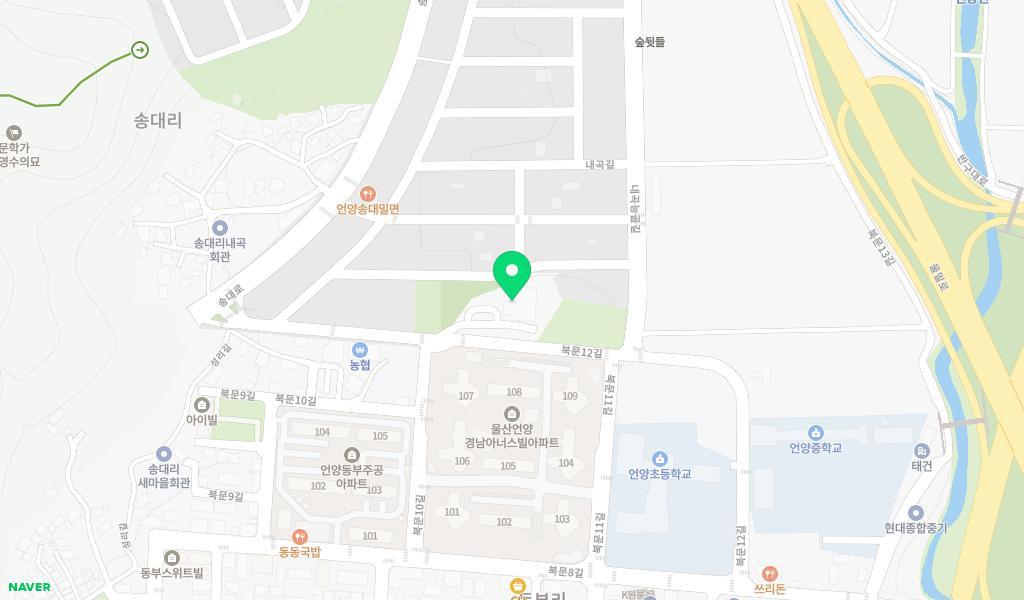 언양한우리어린이집 위치 지도